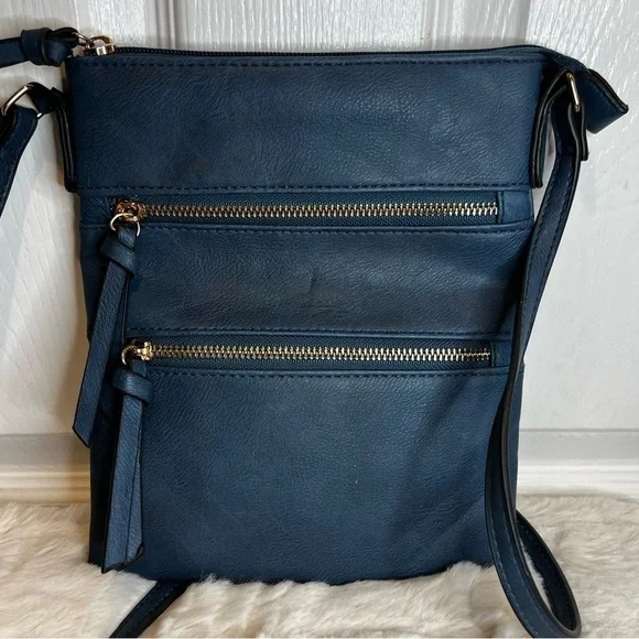 ISABELLE FAUX LEATHER CROSSBODY BAG - Picture 1 of 9